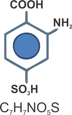 2-amino-4-sulpho-benzoic-acid-4-sulpho-2-amino-benzoic-acid