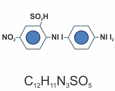 2-nitro-4-amino-diphenyl-amine-4-sulfonic-acid