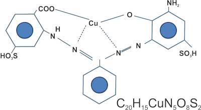 copper-formazan-base-of-4-sulpho-anthranilic-acid-benzaldeyde-and-acetyl-2-amino-phenol-4-sulphonic-acid